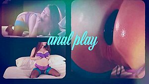 i can't believe stepmum's showing me how to stroke it right in lingerie