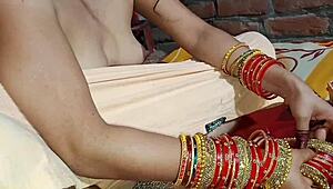 my stunning indian dream bhabhi, the sexy maid wife, gives a sloppy blowjob before stepbrother fucks her hard