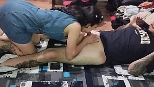 Rica Mamada Leads to Wild University Girl Fuck