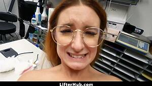 Teen Burglar Caught Stealing Costume Gets Punished with Doggystyle Ride