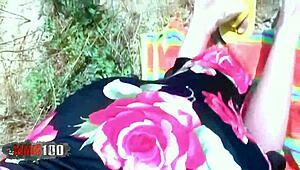 skinny french blonde starla-candy huntin cock in nature pov phil hollyday fucks her rough