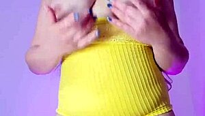 Latina Cheating Wife in Leggings Films Herself as Dirty Slut for Stepson