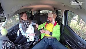 WOW LILI CHARMELLE STOPS CAR FOR QUICK FUCK DEEPTHROAT DOGGY AND CREAMPIE INSIDE!