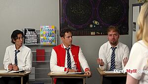 Milf Teacher Ignores Judgment Craves Student Lessons