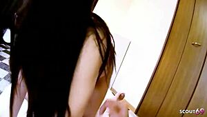 Skinny Japanese Small Tits Teen Abs Fucked Rough Before Massive Facial Uncensored JAV!