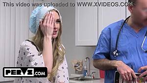 Religious Teen Emma Starletto Begs for Perv Doctor Creampie Exam!
