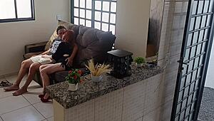 whoa suspicious husband sets up hidden cams and catches hot wife banging his buddy in their house