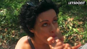 Curly Haired Babe's Horny Hostel Ride Moans Deep