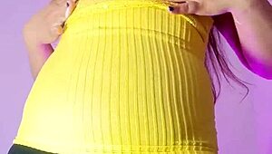 Latina Cheating Wife in Leggings Films Herself as Dirty Slut for Stepson