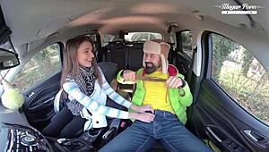 WOW LILI CHARMELLE STOPS CAR FOR QUICK FUCK DEEPTHROAT DOGGY AND CREAMPIE INSIDE!